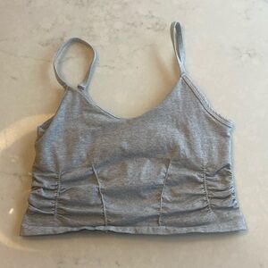 Like new Free People Movement gray tank, size M.